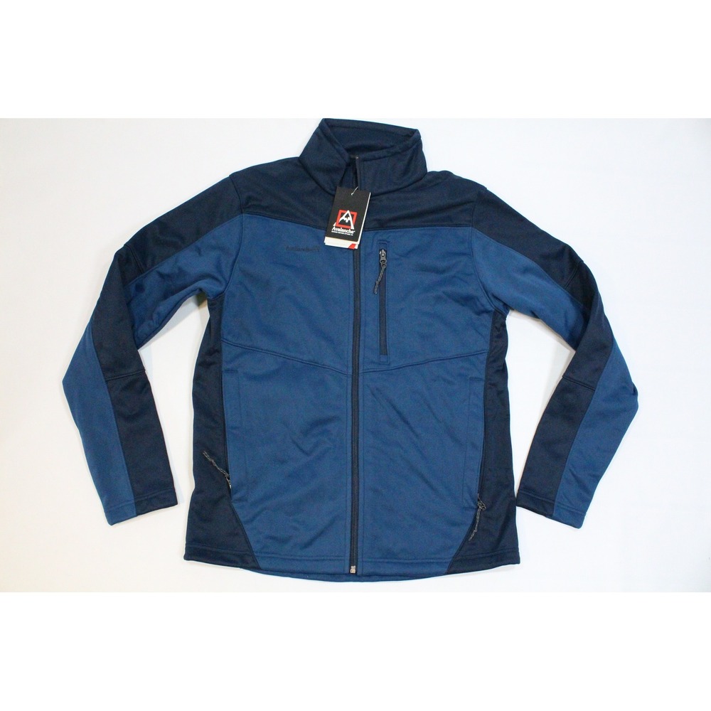 Avalanche Men Leon Jacket Softshell Blue Poseidon Black Iris M5305 Small NWT